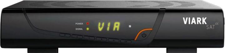 Image du produit Viark Sat 4K UHD H,265p 2160p DVB-S2X Récepteur multi-stream LAN WLAN Noir (0.26 Go, DVB-S2)