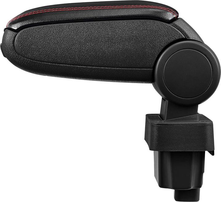 Actual product image Pro-Tec Centre armrest BMW E36 storage compartment imitation leather black with red stitching