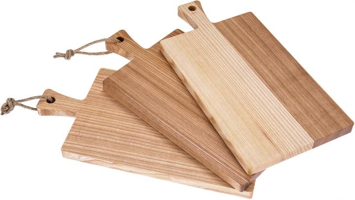 Produktbild La Mia! Schneidebrett mit Griff - Kern Esche - 40 x 20 x 2 cm geölt FSC®
