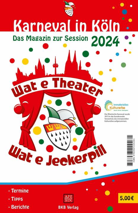 Produktbild Bkb Karneval in Köln 2024 (Deutsch, Brigitte Hintzen-Bohlen, 2023)