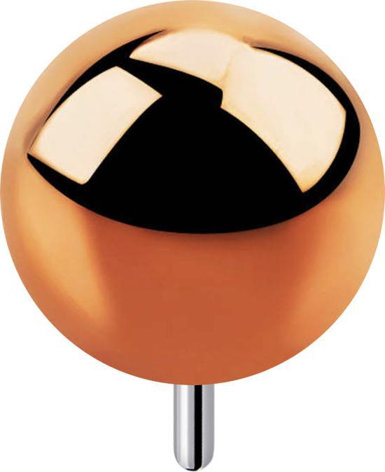 Image du produit Star Piercing Boule Threadless or rose (sans laiton)