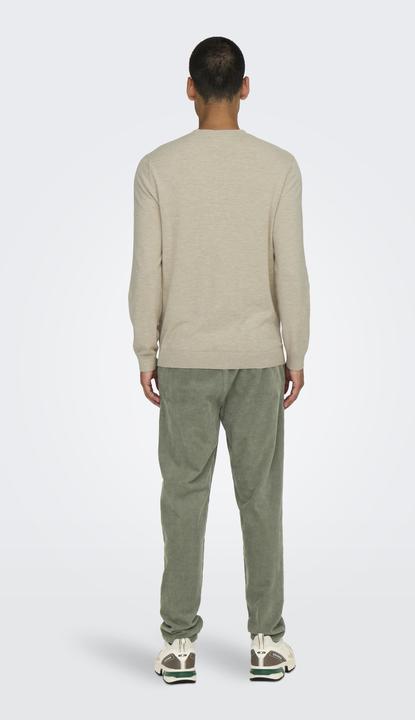 Actual product image Only & Sons Regular fit round neck pullover knitted jumper (L)