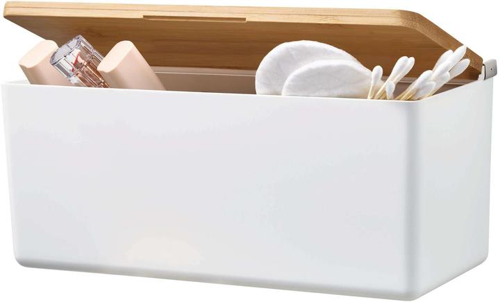 tesa BABOO Storage box with lid, medium size incl. adhesive solution without drilling
