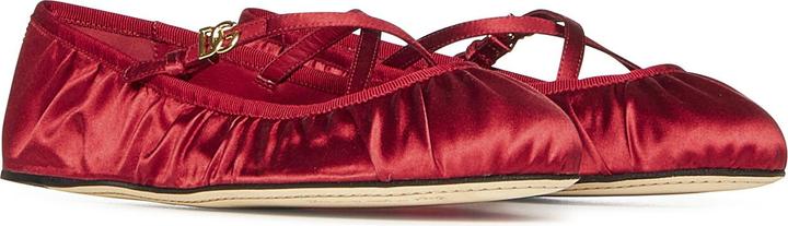Actual product image Dolce & Gabbana Flat Shoes Red (39)