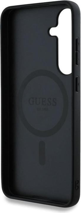 Image du produit Guess Etui Leather 4G Colored Ring Classic Logo MagSafe Samsung Galaxy S25 Plus czarny (Samsung Galaxy S25+)