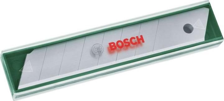 Bosch Professional BOSCH Cuttermesser Abbrechklingen, 1600A032US, 18 mm, 10 Stück (Ersatzklinge)