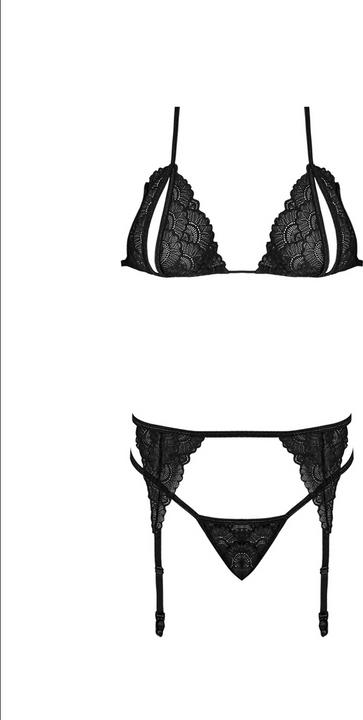 Immagine prodotto Magic Silk Reggiseno, giarrettiera e set G Peek-a-Boo (XL)