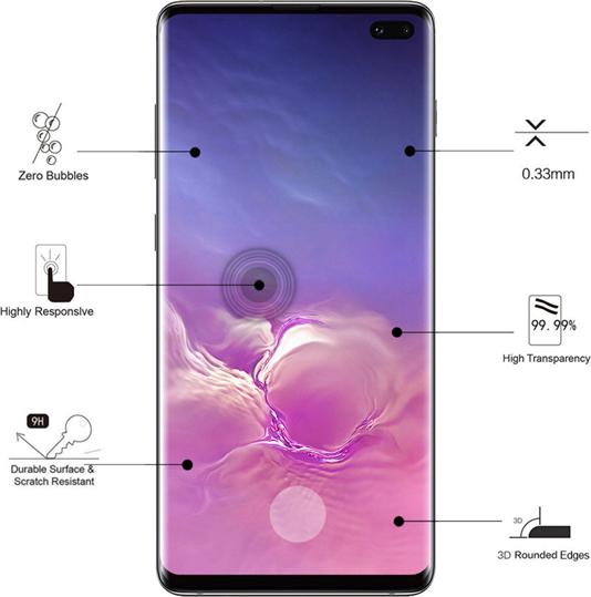 Produktbild Eiger Mountain Glass Clear Edge (1 Stück, Samsung Galaxy S10+)