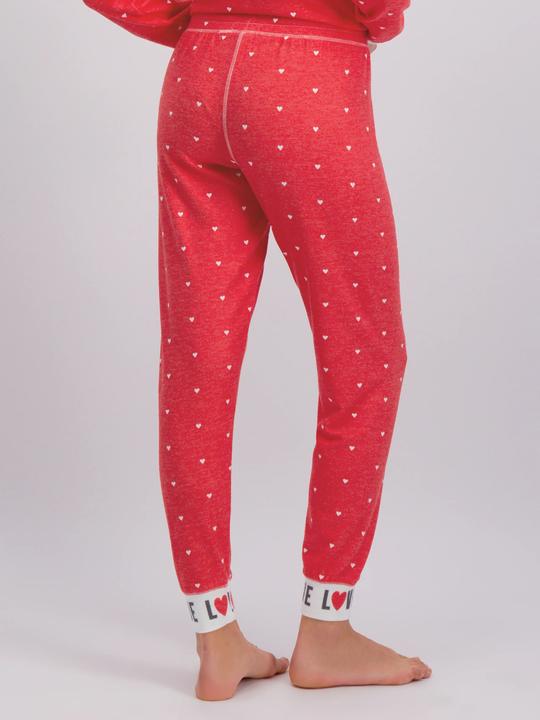 Produktbild Pj Salvage Pyjama Unterteil "Cozy in love" rot/klein gemustert (XS)