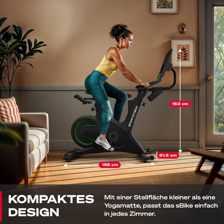 Actual product image Sportstech sBike Speedbike Schwarz