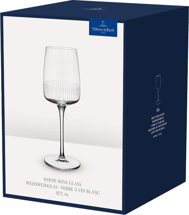 Actual product image Villeroy & Boch White wine glass, set of 4 pieces Afina (12.50 cl, 4 Glasses, White wine glasses)