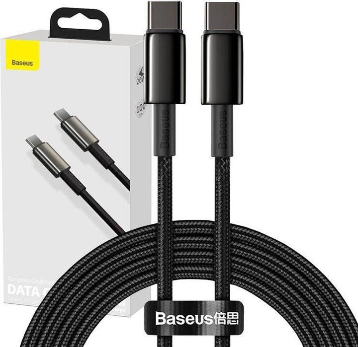 Actual product image Baseus USB C – USB C (1 m, USB 2.0, 100 W)