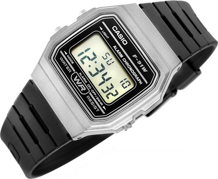 Immagine prodotto Casio Retro Vintage - F-91WM-1B (Orologio digitale, 33 mm)