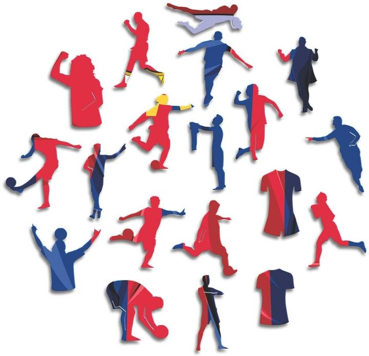 Produktbild Iconic FC Barcelona - Trikot - Holz Puzzle Grösse M (270 Teile) (270 Teile)