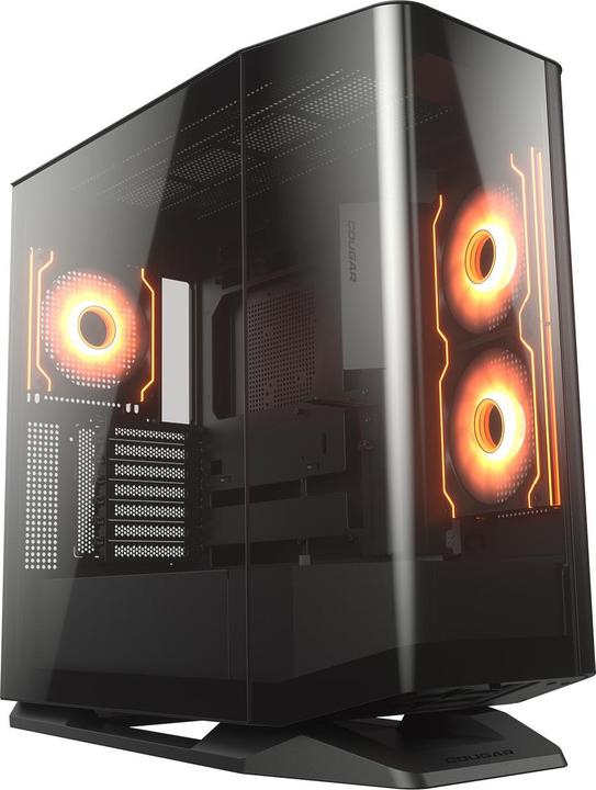Cougar Boitier Moyen Tour E-ATX FV270 RGB avec panneaux vitrés (Noir) (SSI CEB, Mini-ITX, ATX, mATX)