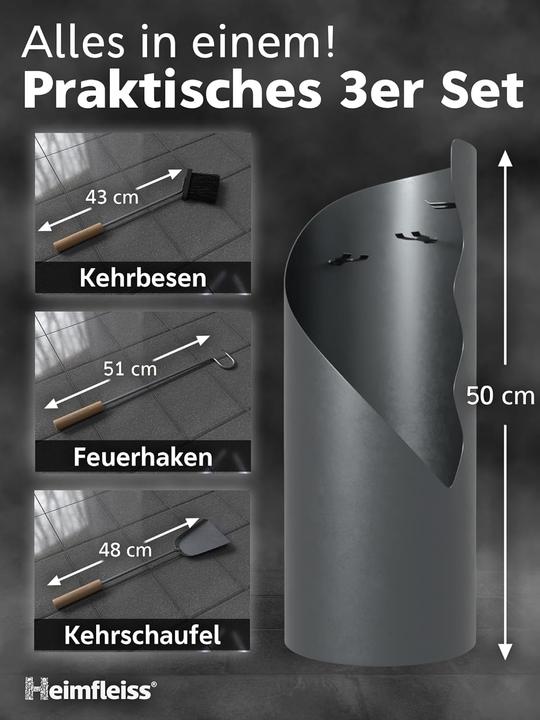 Actual product image Heimfleiss Fireplace cutlery set