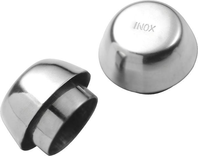 Immagine prodotto Pedrini Paraspruzzi per Caffettiera Acciaio inox, 2 Pezzi