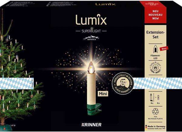 Produktbild Krinner Superlight Bavaria Mini Flame 6er Set Elfenbein (6 x)