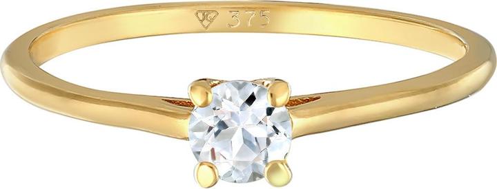 Image du produit Elli PREMIUM Bague Topaze Solitaire Bague de fiançailles 375 or jaune (58, 375/9 K)