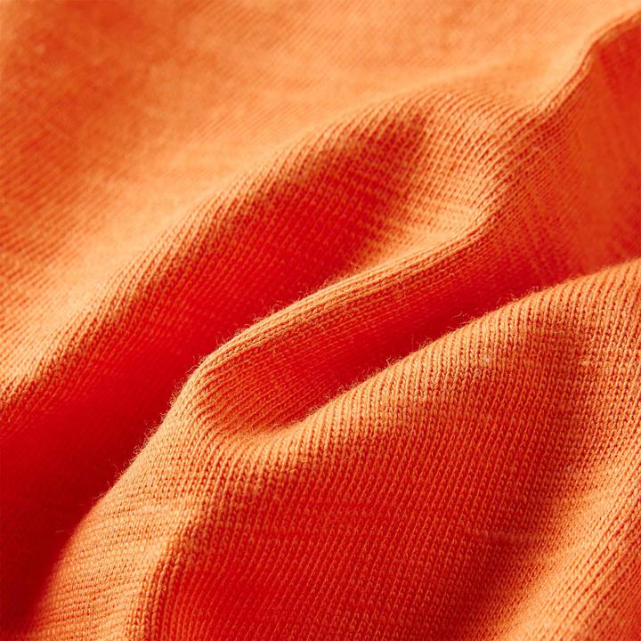 Immagine prodotto VidaXL Camicia da bambino a maniche lunghe arancione scuro 128,Materiale: 100 (128)