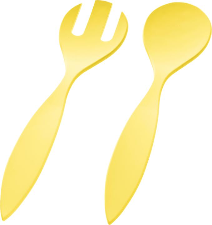 Produktbild Magu Salatbesteck Natur-Design gelb (Salatbesteck)