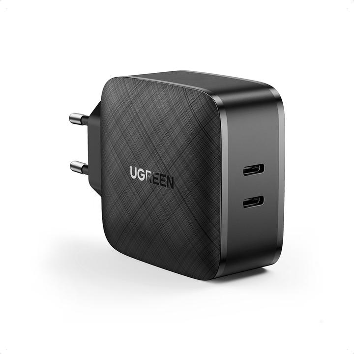 Produktbild Ugreen Wandladegerät CD216 2xUSB-C 66W PD (66 W)
