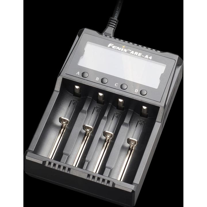 Produktbild Fenix Ladegerät ARE-A4 (1 Stk., 14500, 16340, 18650, 26650, AAA, AA, Akku)