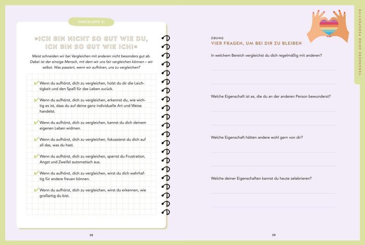 Produktbild Selbstliebe in 50 Checklisten (Deutsch, Marie Ehlers, 2023)