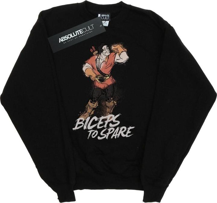 Disney Beauty And The Beast Gaston Biceps To Spare Sweatshirt (M)
