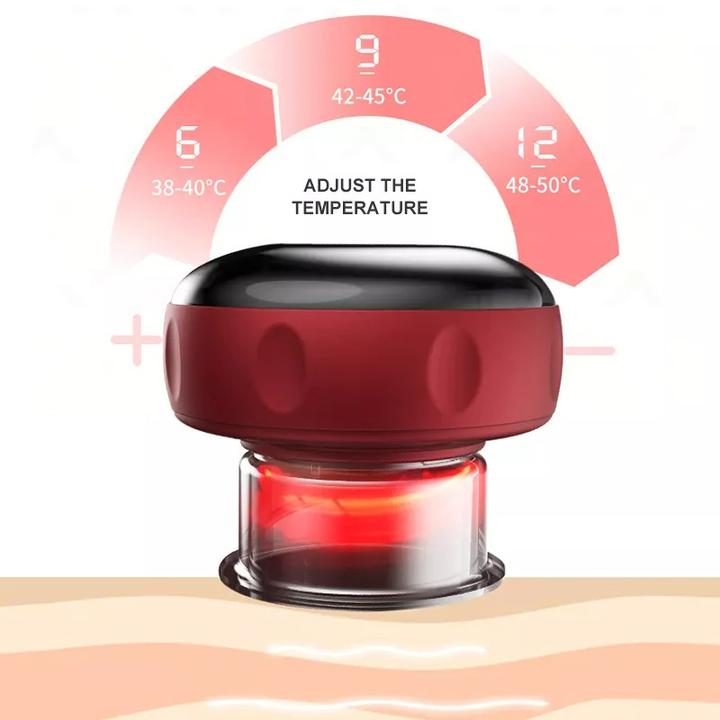 PhoneLook Elektrischer Massage-Saugnapf für therapeutische Anti-Stress und Anti-Cellulite