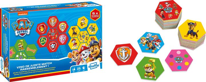 Produktbild Cartamundi Gra Shuffle Let's Match Psi Patrol (EU) (Polnisch)
