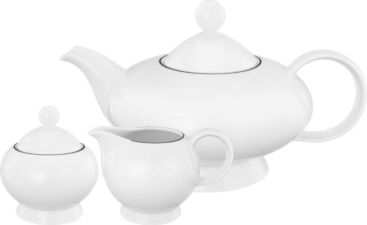 Seltmann Lido Black Line Teekannen-Set (1.25 l)