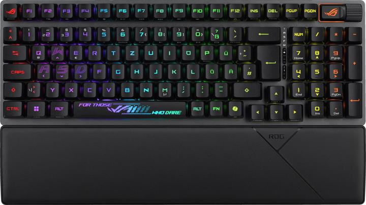 Actual product image ASUS Tastatur ROG Strix Scope II 96 RX Wireless BLK (DE, Wireless)