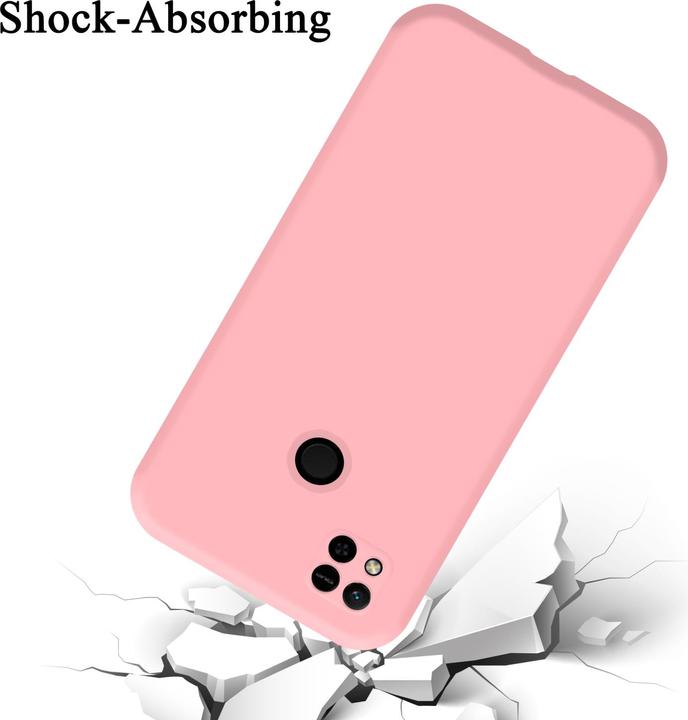 Actual product image Cadorabo TPU Liquid Silicone Case Cover for Xiaomi RedMi 9C / RedMi 10A (Xiaomi Redmi 9C, Xiaomi Redmi 10A)