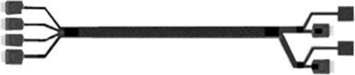 Produktbild Intel A2U4PSWCXCXK2 Cable Kit Oculink 2U 4 port Switch Card for Riser 1 or 2 to Middle Drive Bay
