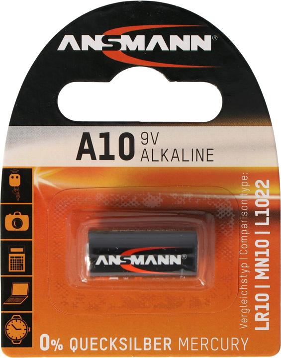 Actual product image GP Batteries GP Batterie GP10A, 9 Volt Alkaline High Voltage Battery (38 mAh)