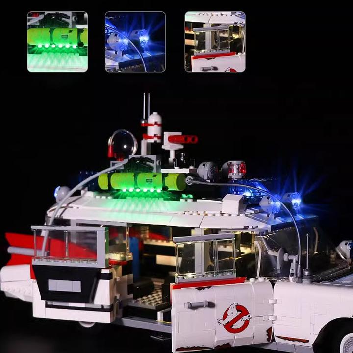 Immagine prodotto BrickBling LED Licht Set für LEGO Ghostbusters: Auto ECTO-1 (10274) inkl. Fernbedienung