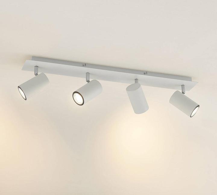 Immagine prodotto Lindby Faretto da soffitto Joffrey, 4 luci, 70 cm, bianco (GU10)