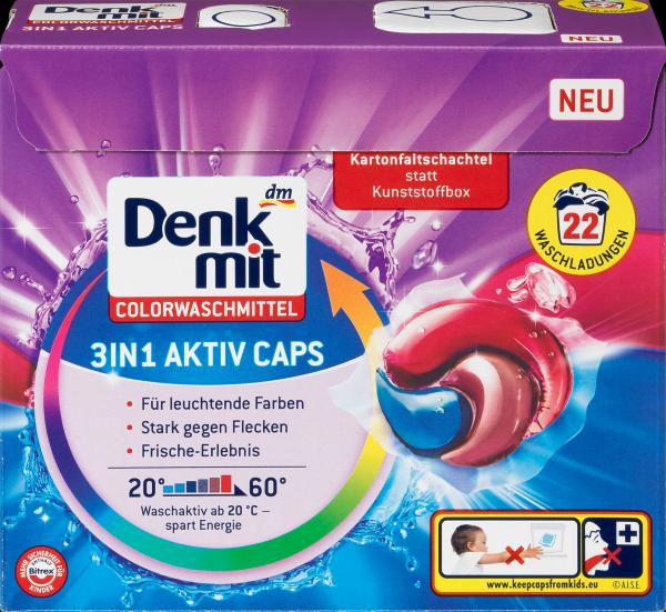 Immagine prodotto dm Denkmit Cappellini attivi 3in1 (22 Cicli di lavaggio, Lavare i baccelli)