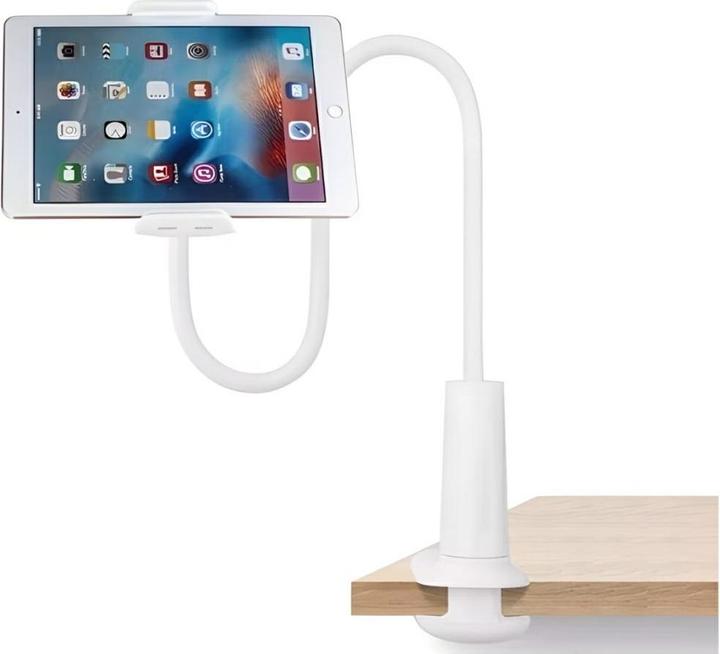 Actual product image Awei uchwyt biurkowy X3 4"-10,5" biały /white długie ramię