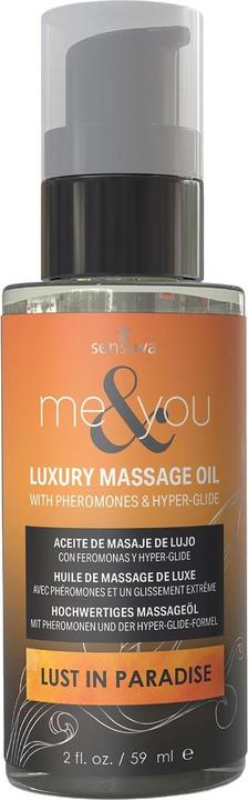Sensuva me and you massage oil lust in paradise 59ml