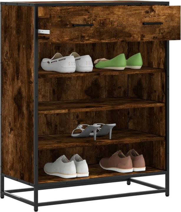 Produktbild VidaXL Schuhschrank Schuhregal Schuhablage Schuhaufbewahrung Räuchereiche