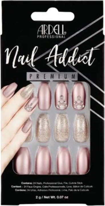 Ardell Nail Addict Premium Metalic Lilac Pearl 24 Stk (Kunstnägel, Lila)