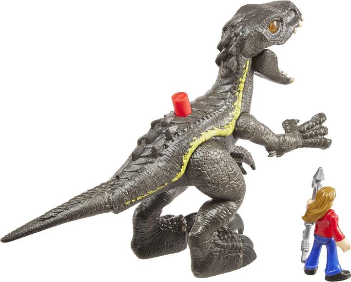 Actual product image Fisher-Price Imaginext Jurassic World Indoraptor & Maisie