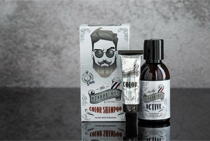 Actual product image Beardburys Color Shampoo 9G Grey (Liquid shampoo)
