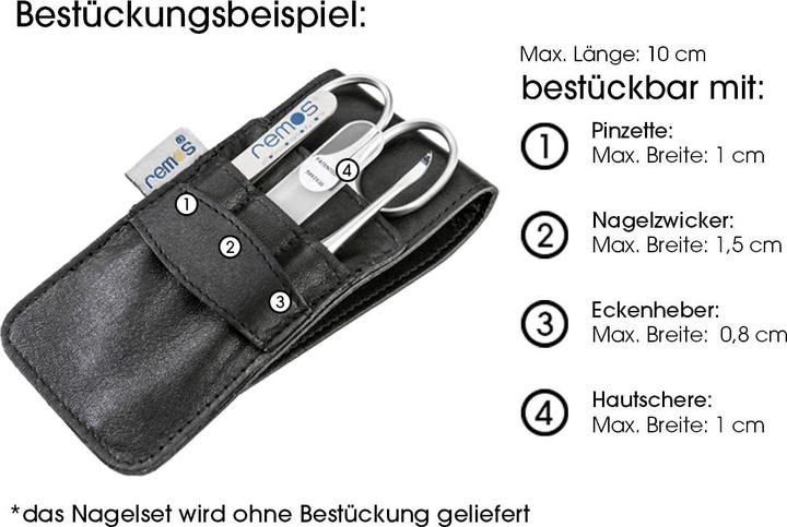 Produktbild Remos Nageletui für 4 Instrumente