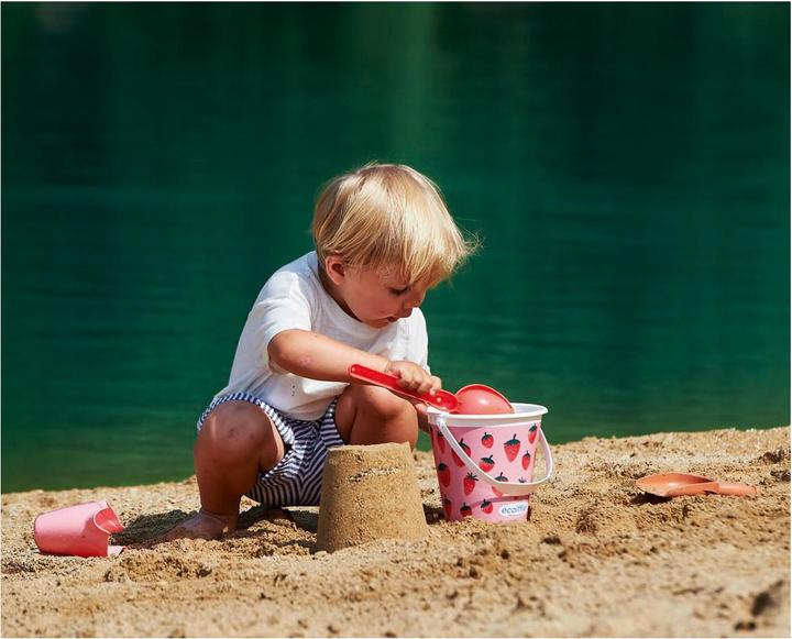 Actual product image Ecoiffier strawberry sand bucket set