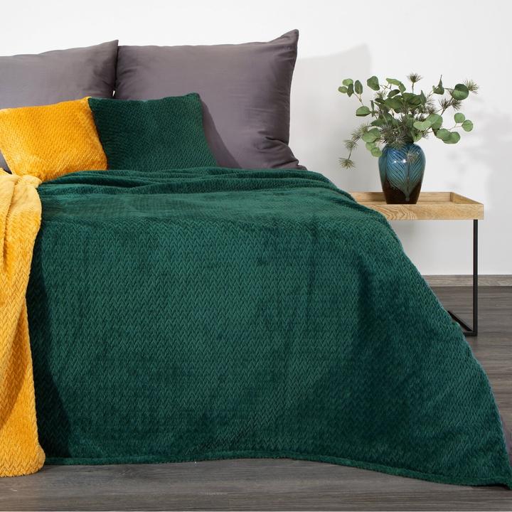 Actual product image Eurofirany CINDY Blanket 200x220cm dark grey (200 x 220 cm)