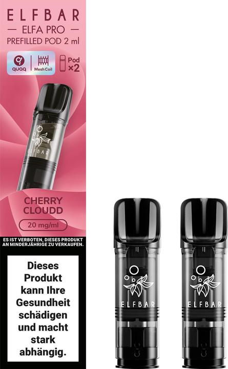 Produktbild Elfbar ELFA PRO 2x Pods Cherry Cloud (Kirsche, Zitrone, Limette)