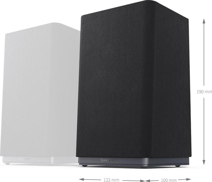 Image du produit Sharp Enceintes surround sans fil AQUOS | (1 pièce)